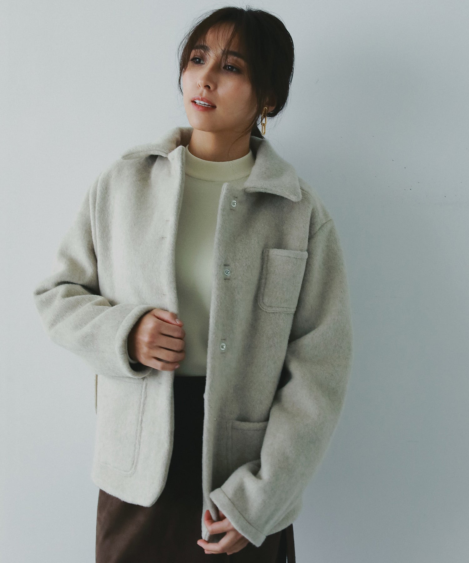 【10月上旬お届け予約商品】ウールショートジャケット