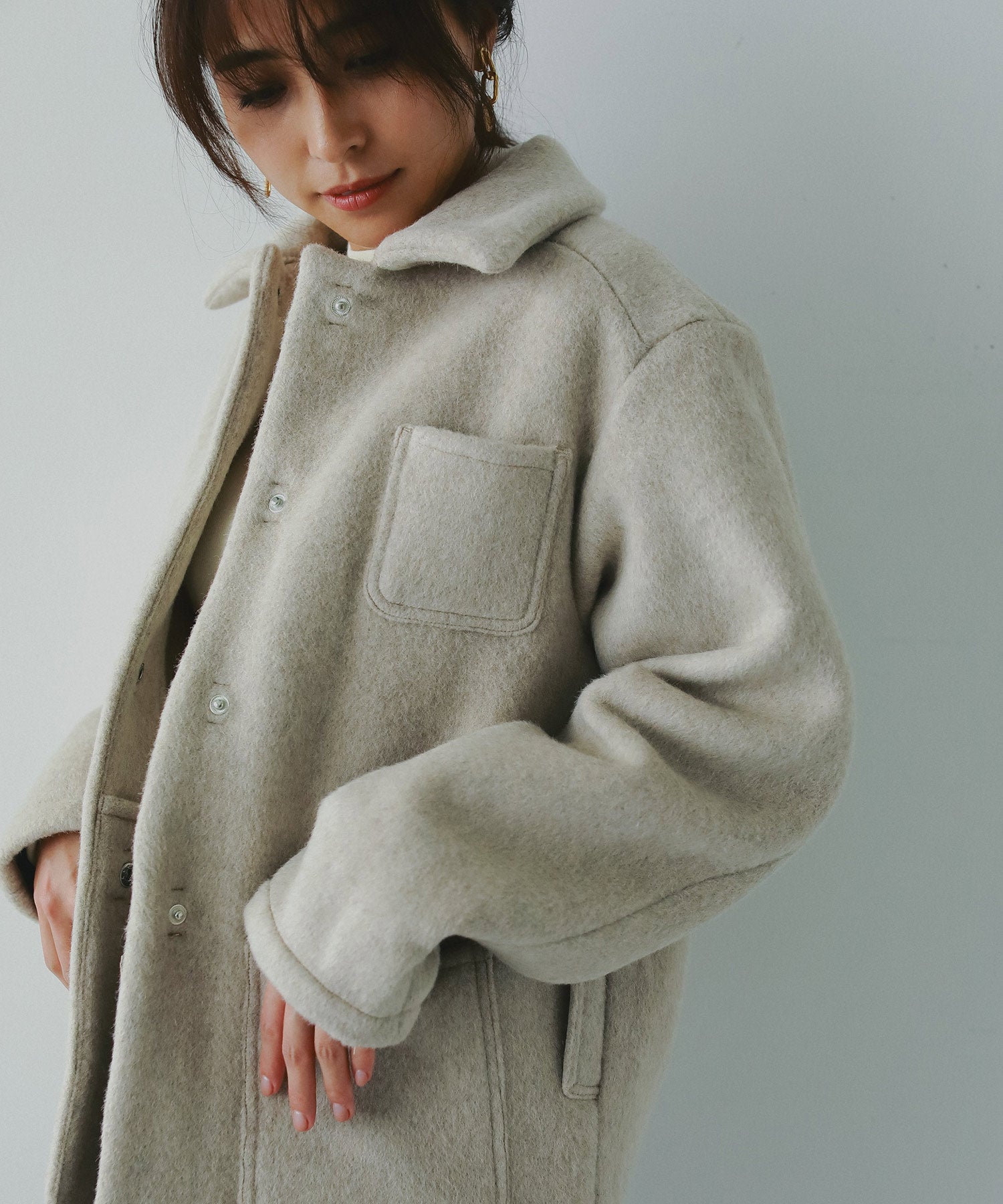 【10月上旬お届け予約商品】ウールショートジャケット